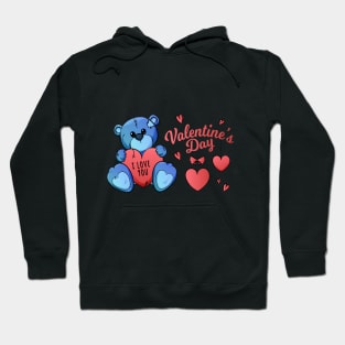 valentins`s day i love you Hoodie